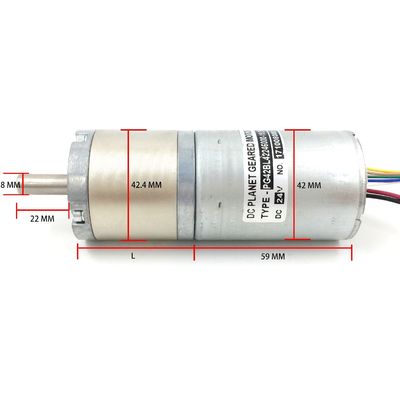 3000 περιστροφές/λεπτό 800W 42mm αβούρτσιστο πλανητικό κιβώτιο ταχυτήτων μηχανών προμηθευτής
